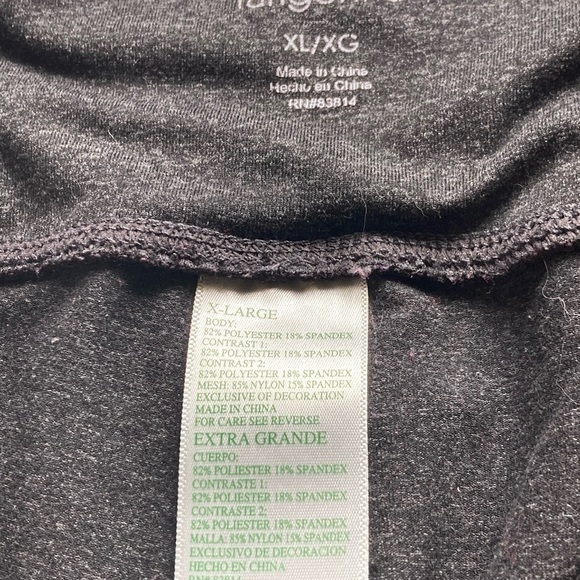 Tangerine Cropped Leggings Sz XL - Picture 7 of 7